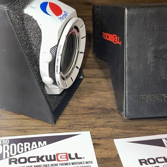NWT Rockwell Time The Coliseum Time Piece Watch White Color Pepsi RARE - Picture 4 of 7
